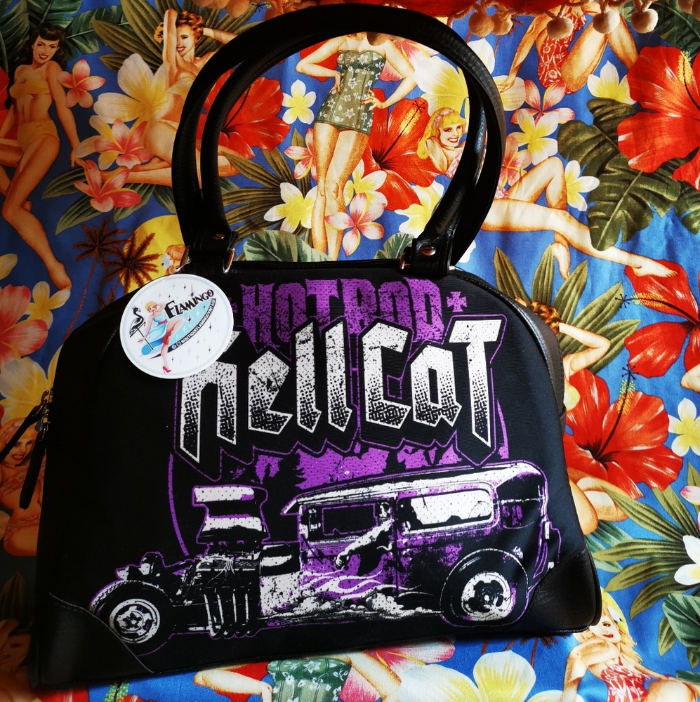 Hot Rod Hellcat Rockabilly Retro Handbag